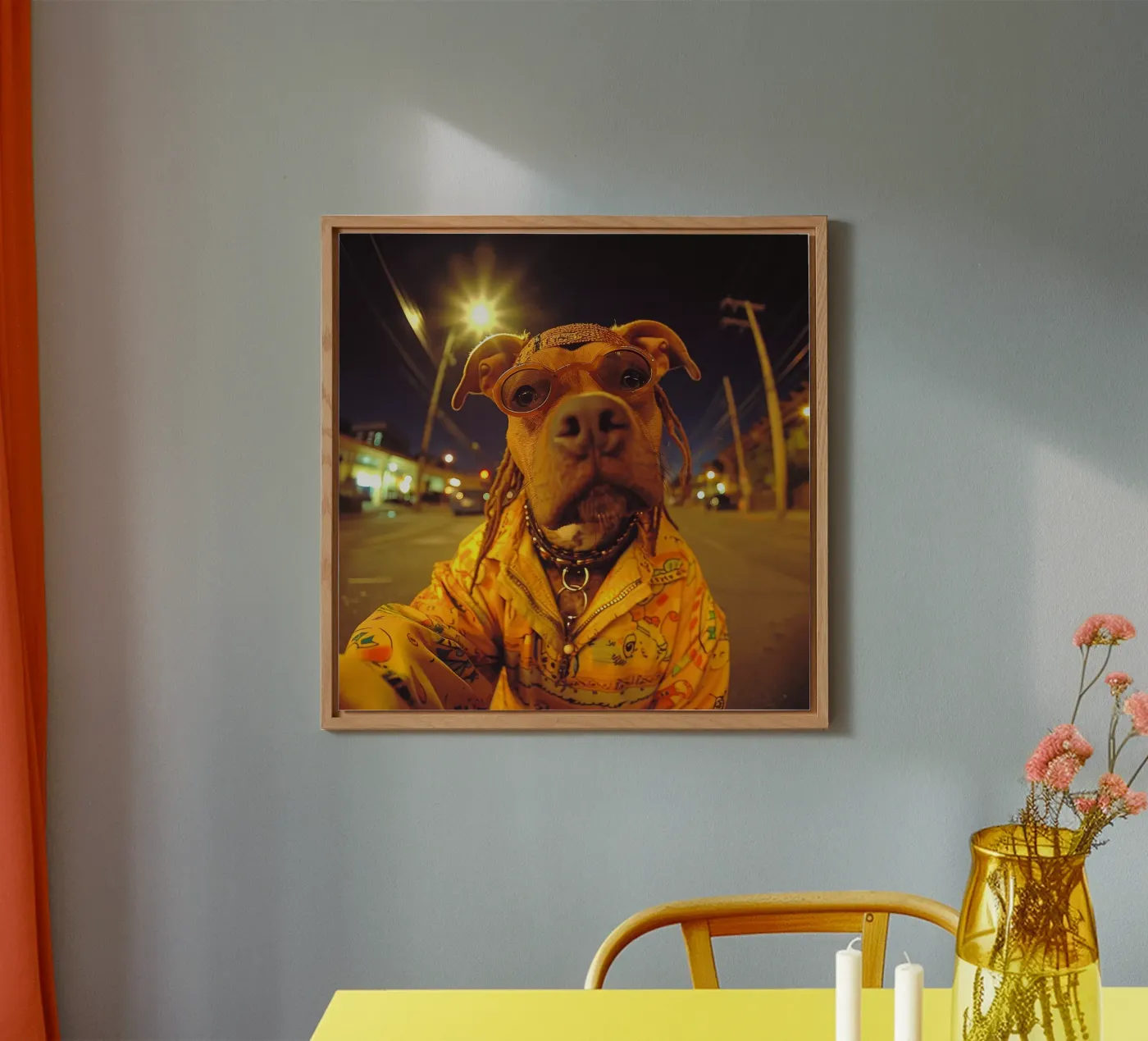 Theo alluminio dibond da Affiches Chien Originales – Dogland