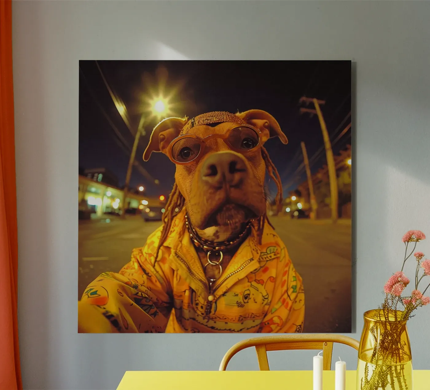 Theo alluminio dibond da Affiches Chien Originales – Dogland