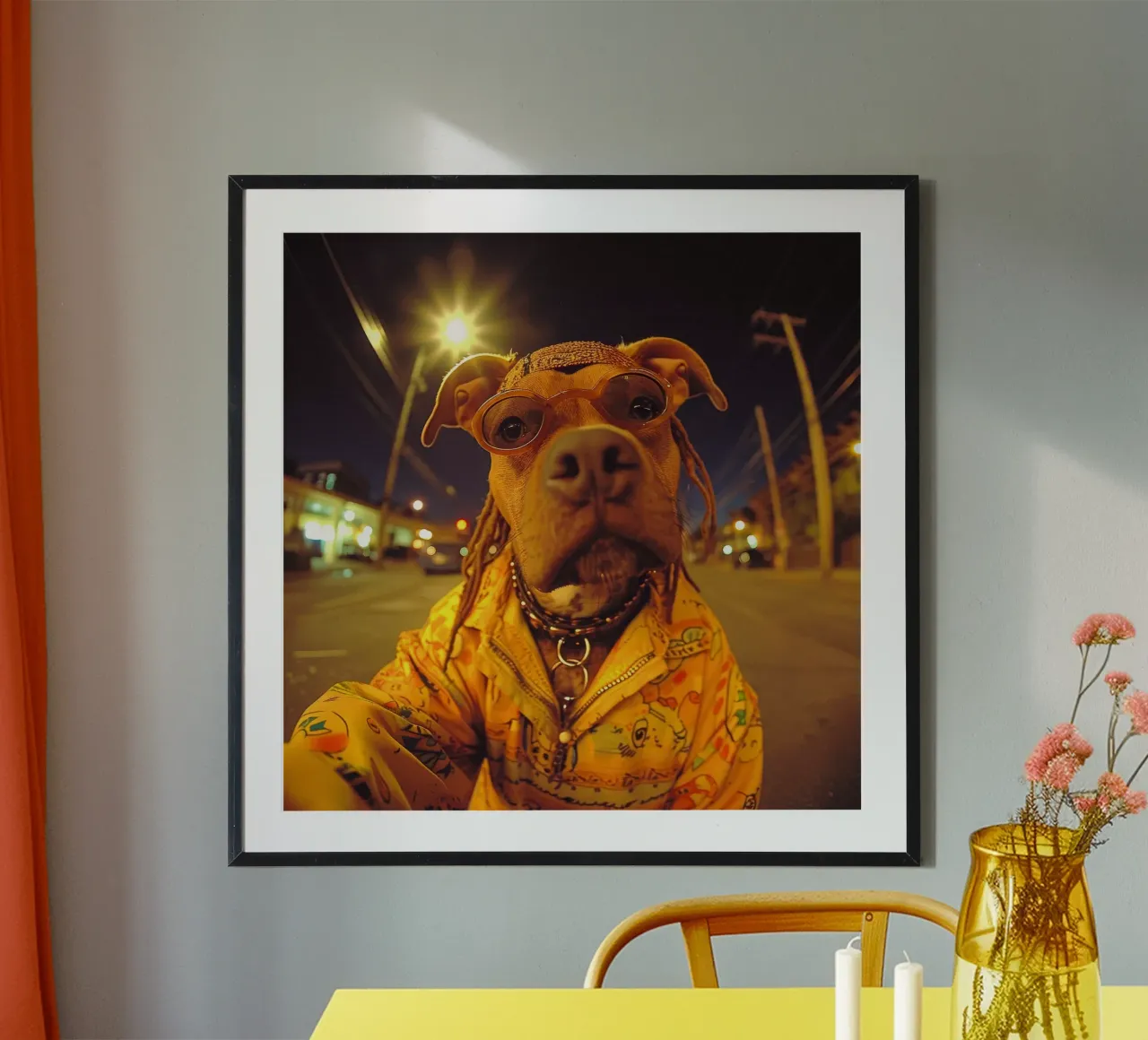 Theo carta hahnemühle da Affiches Chien Originales – Dogland