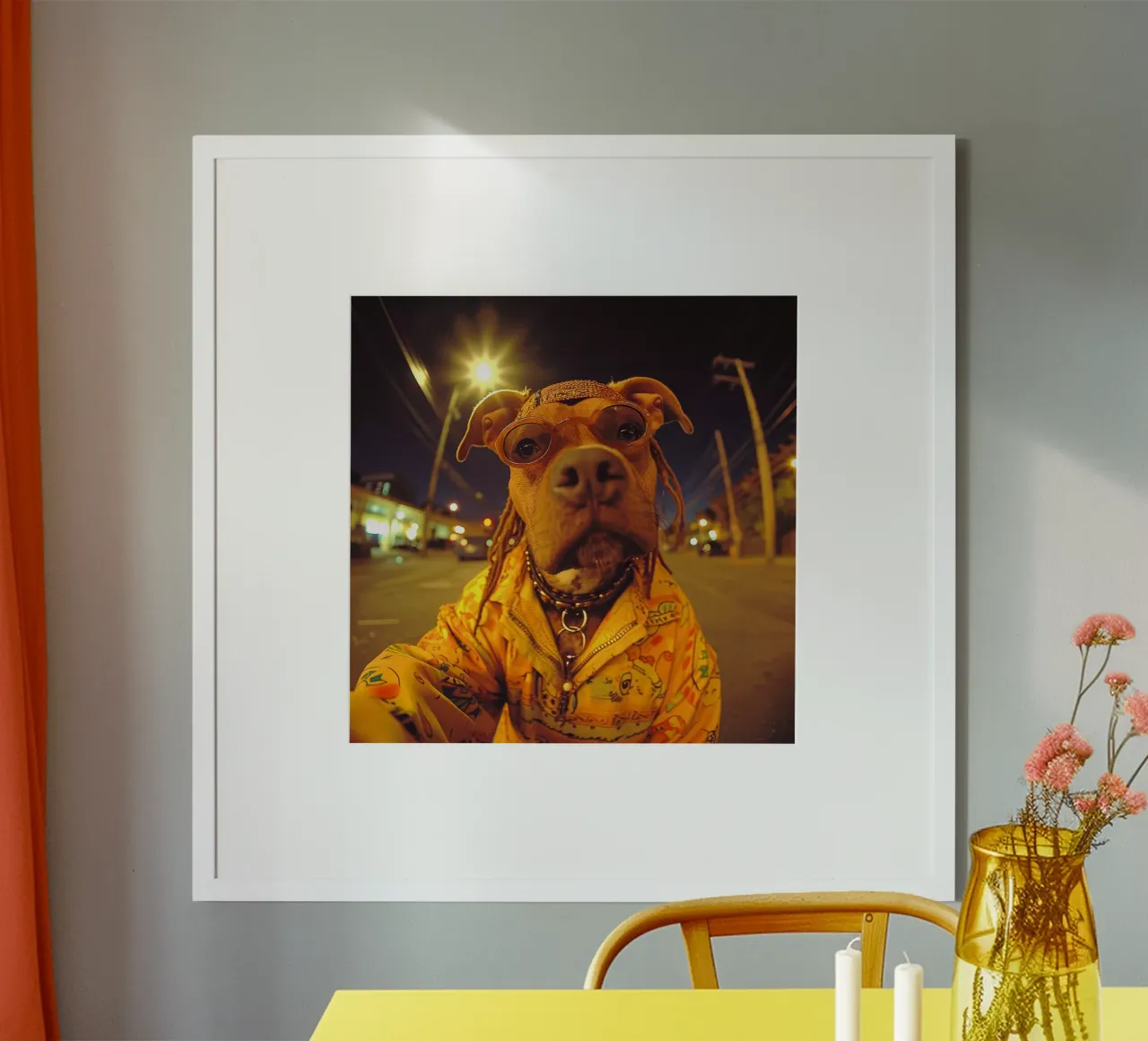 Theo carta hahnemühle da Affiches Chien Originales – Dogland