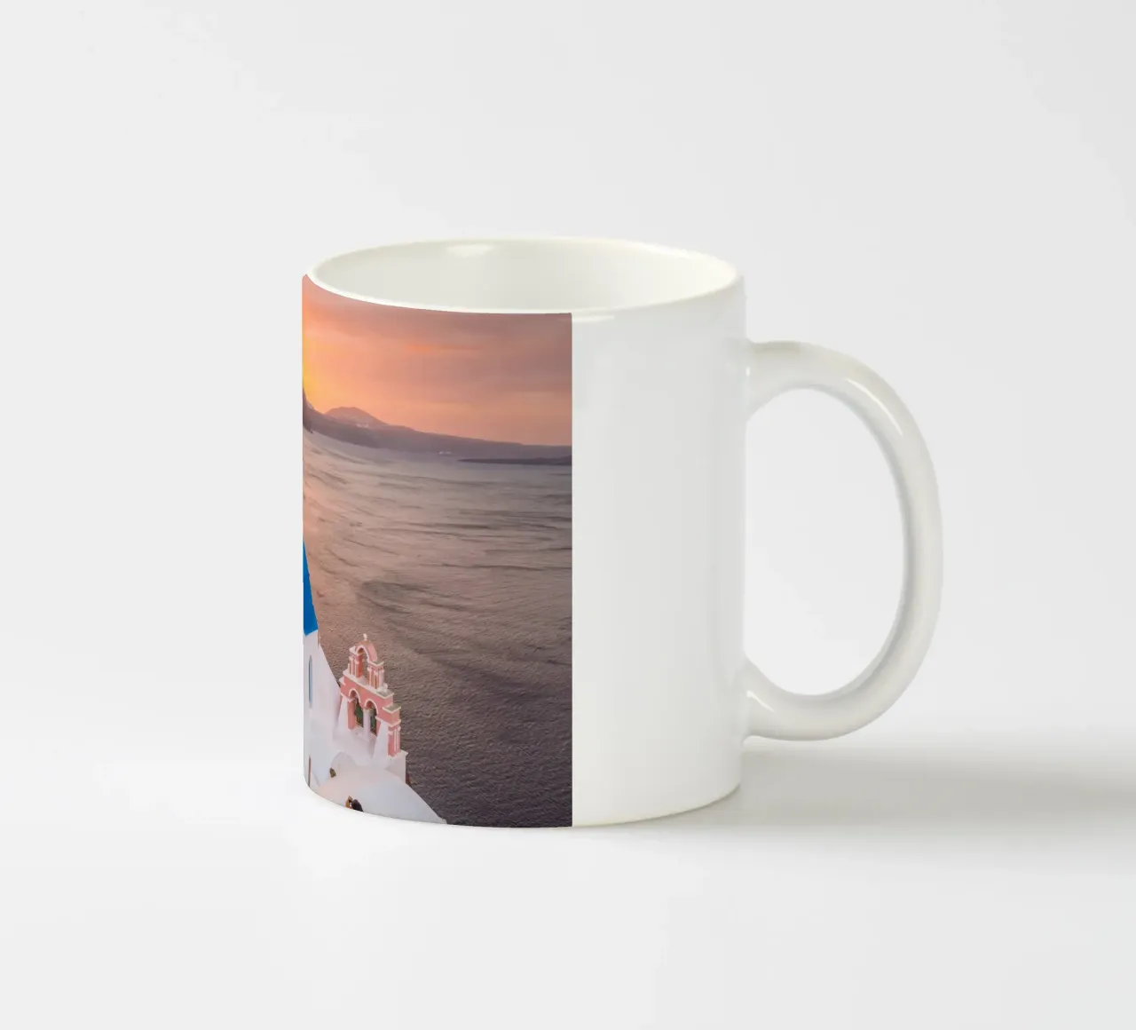 Santorini, Greece tazza in ceramica da Wanderlust Vibes