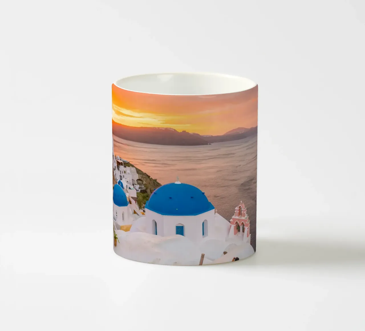 Santorini, Greece tazza in ceramica da Wanderlust Vibes