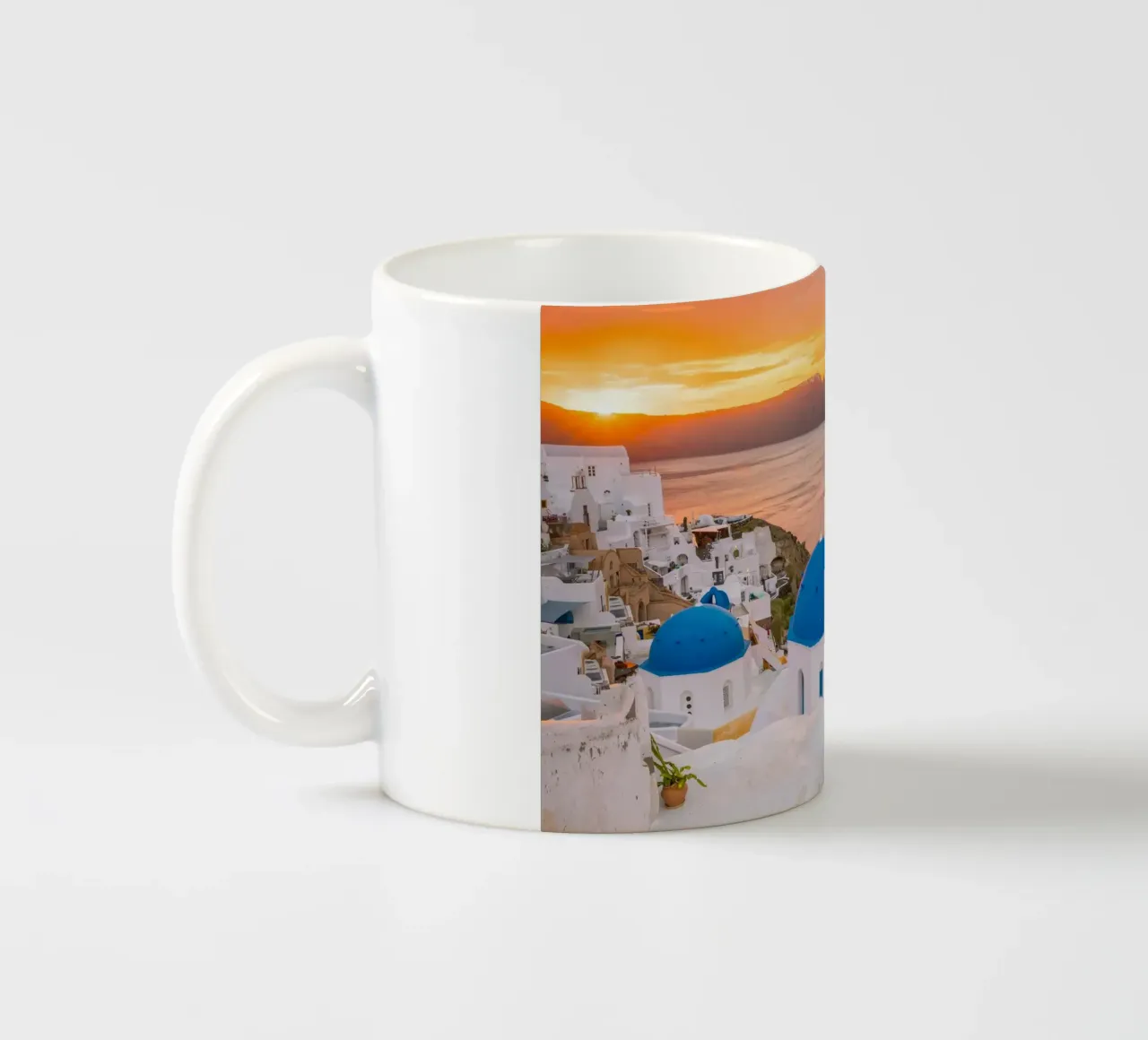 Santorini, Greece tazza in ceramica da Wanderlust Vibes