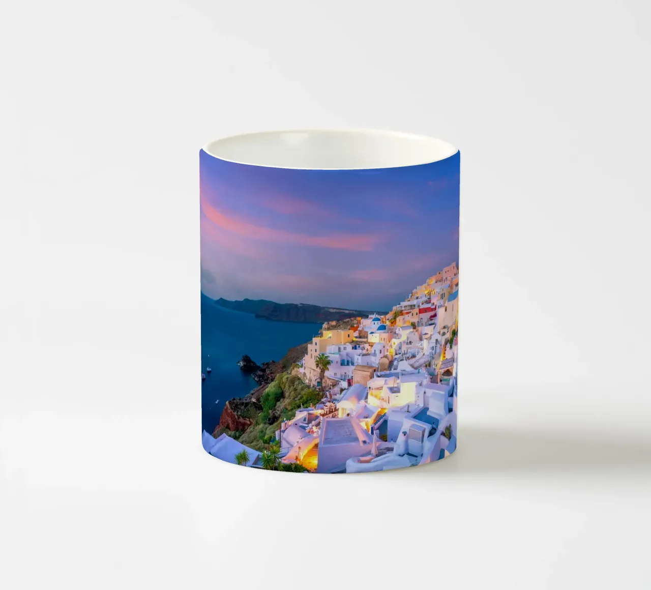 Santorini, Greece tazza in ceramica da Wanderlust Vibes