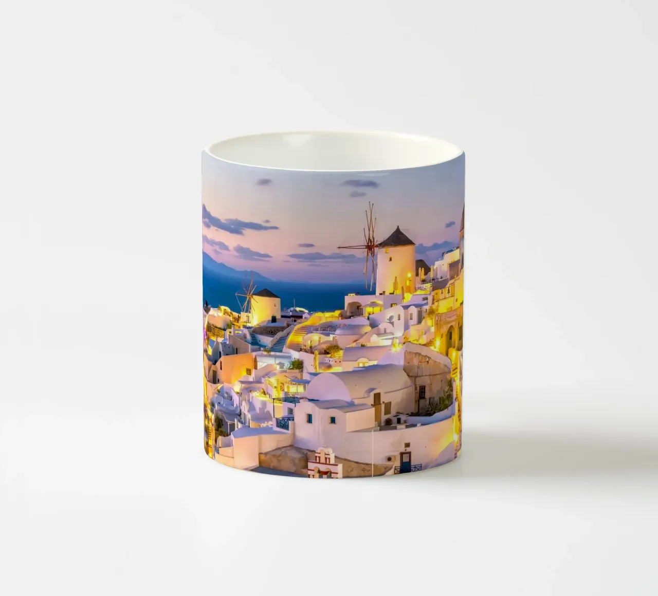 Santorini, Greece tazza in ceramica da Wanderlust Vibes