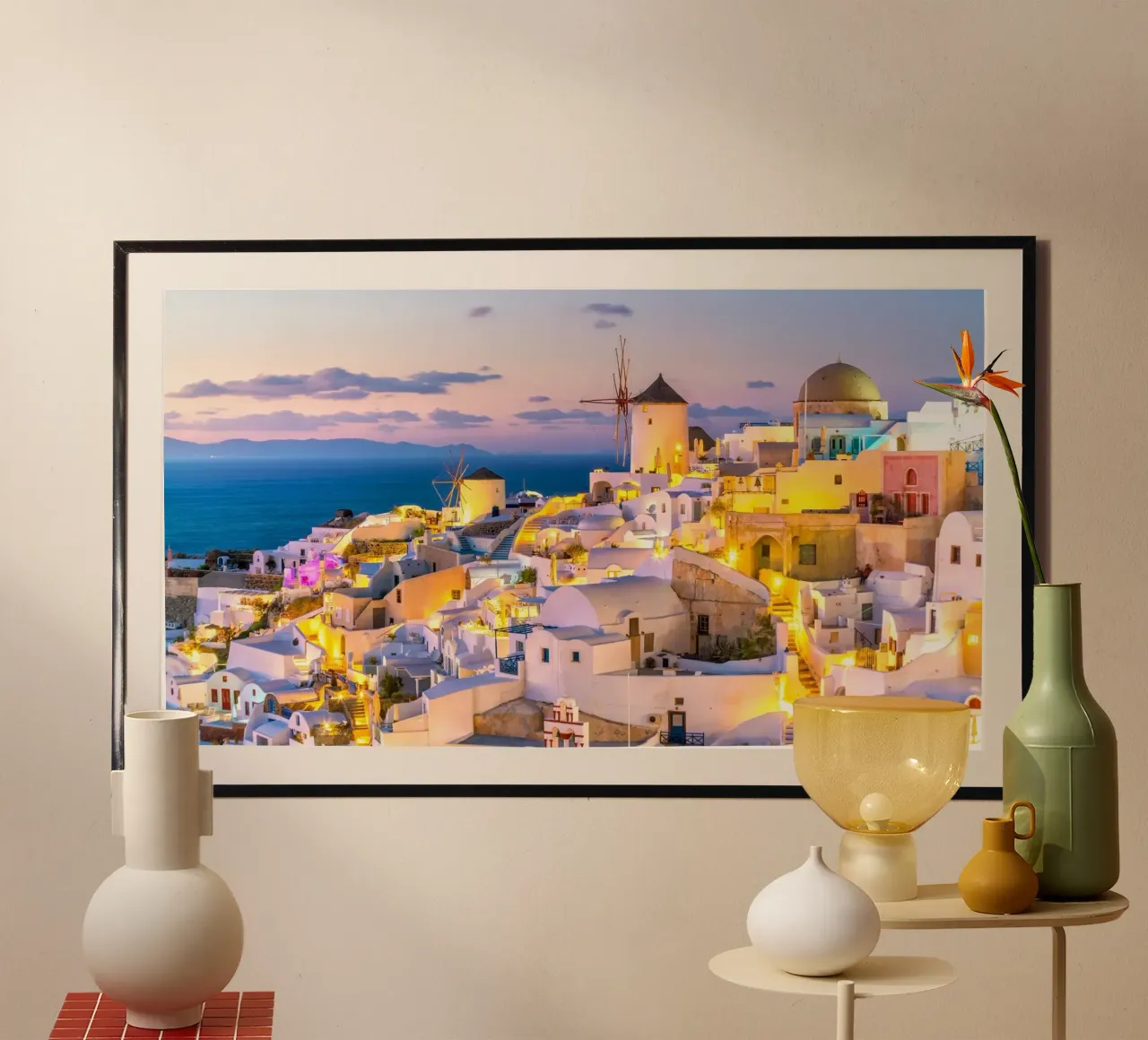Santorini, Greece carta hahnemühle da Wanderlust Vibes