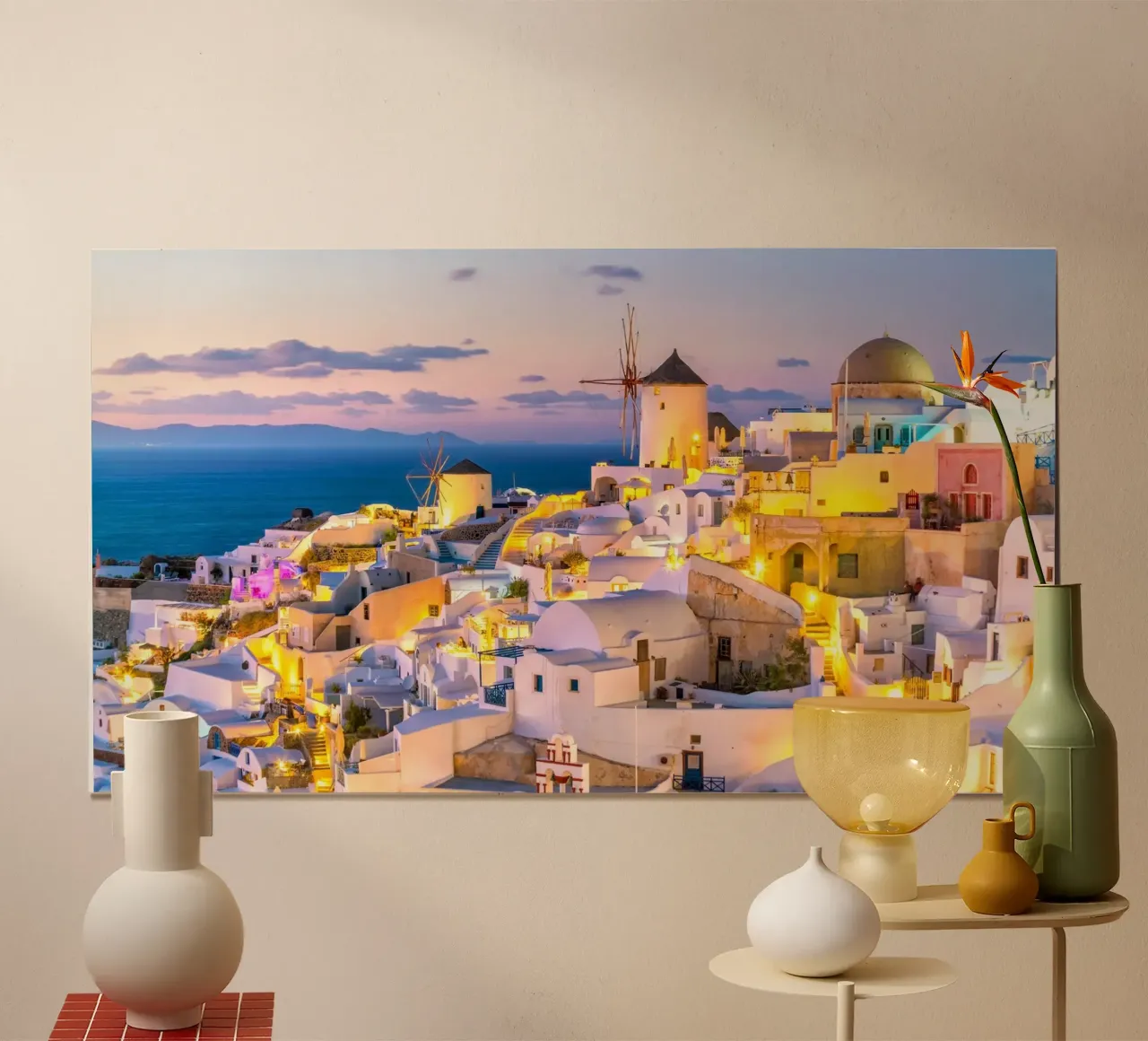 Santorini, Greece carta hahnemühle da Wanderlust Vibes