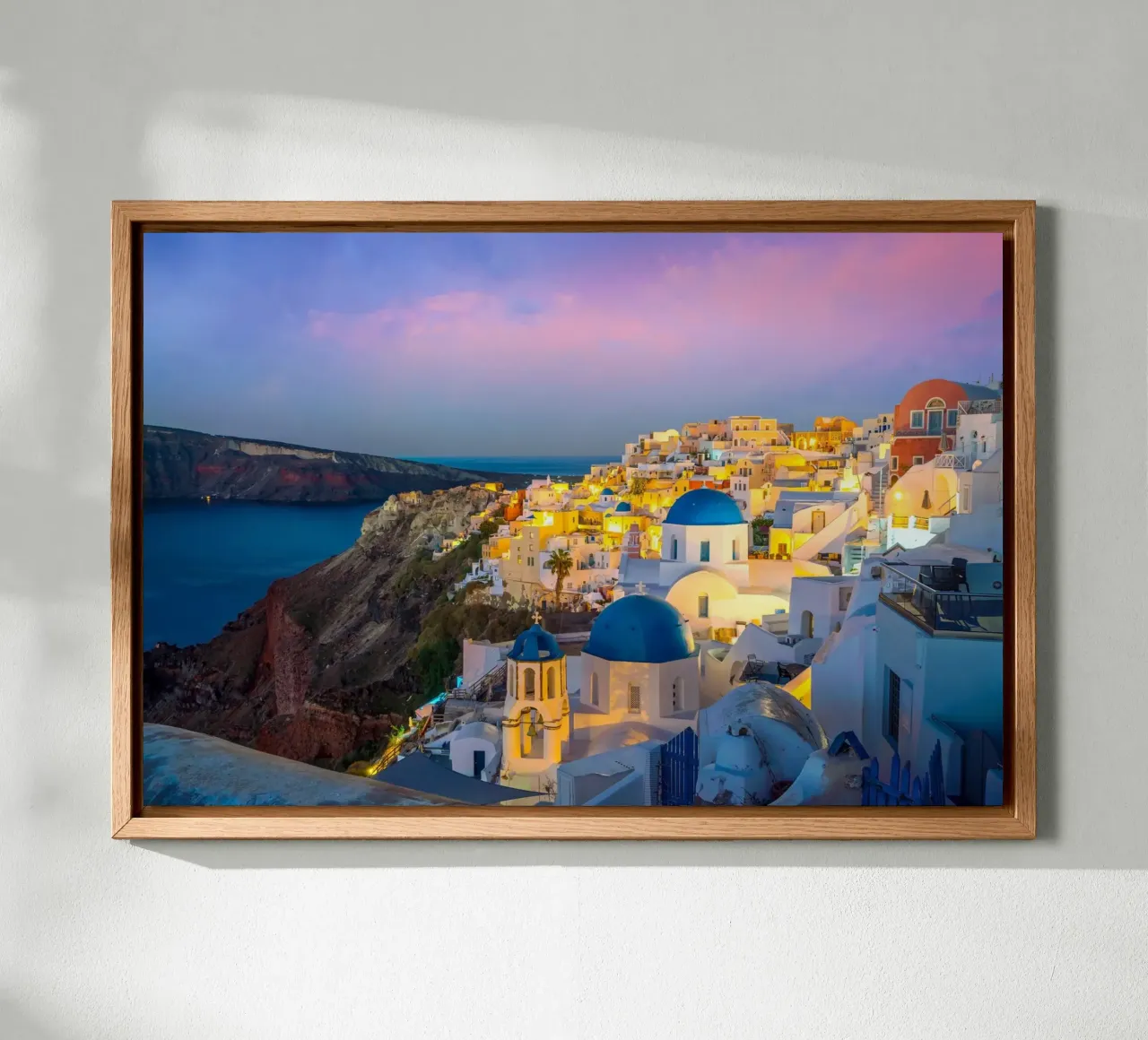 Santorini, Greece alluminio dibond da Wanderlust Vibes