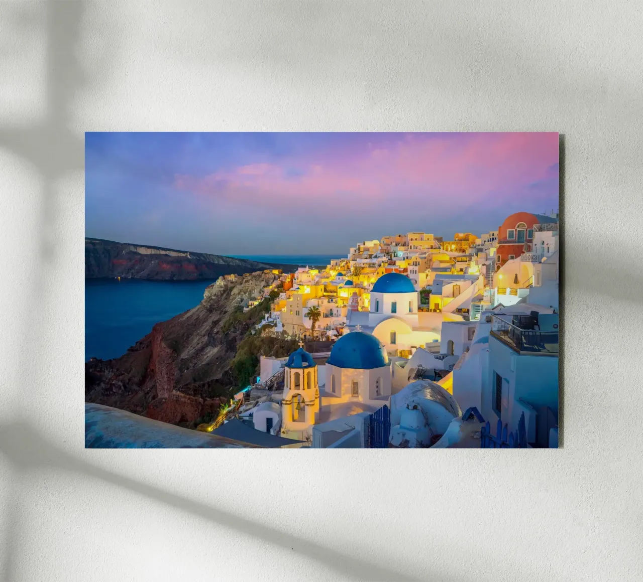 Santorini, Greece alluminio dibond da Wanderlust Vibes
