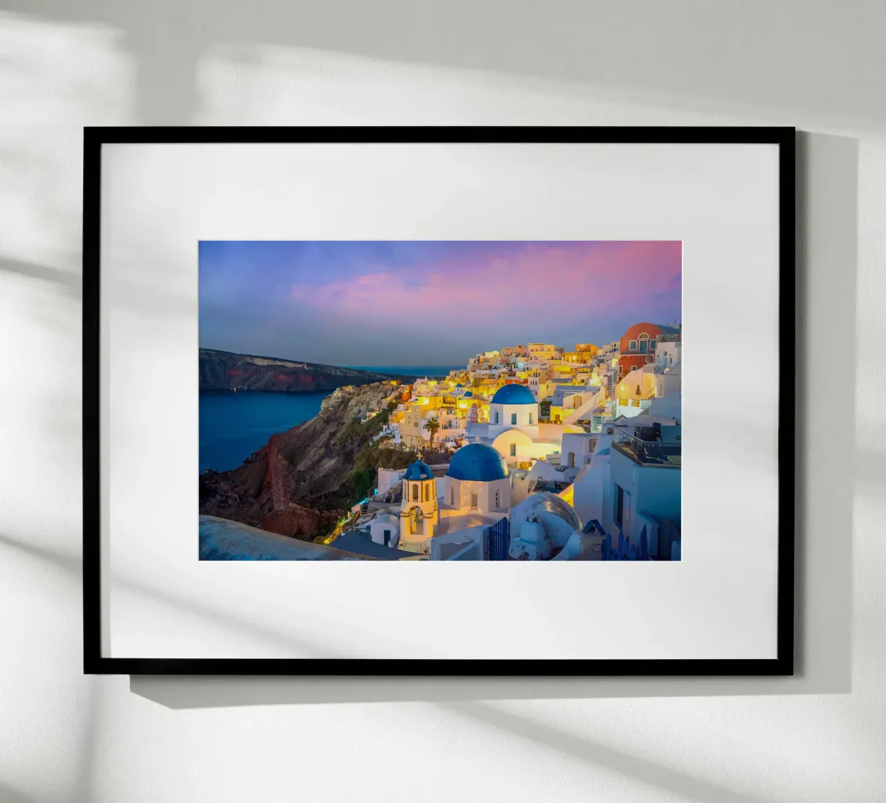 Santorini, Greece carta hahnemühle da Wanderlust Vibes