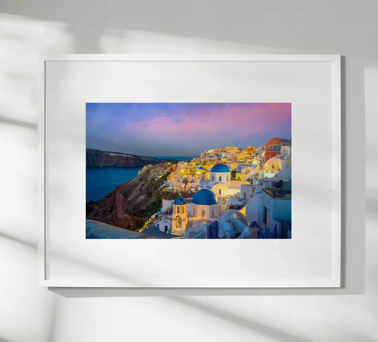 Santorini, Greece carta hahnemühle da Wanderlust Vibes