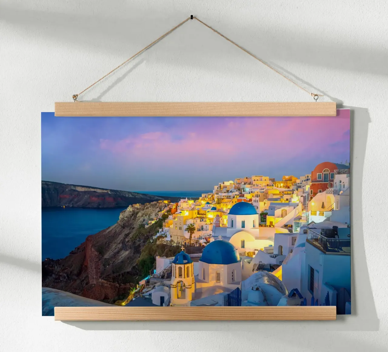 Santorini, Greece carta hahnemühle da Wanderlust Vibes