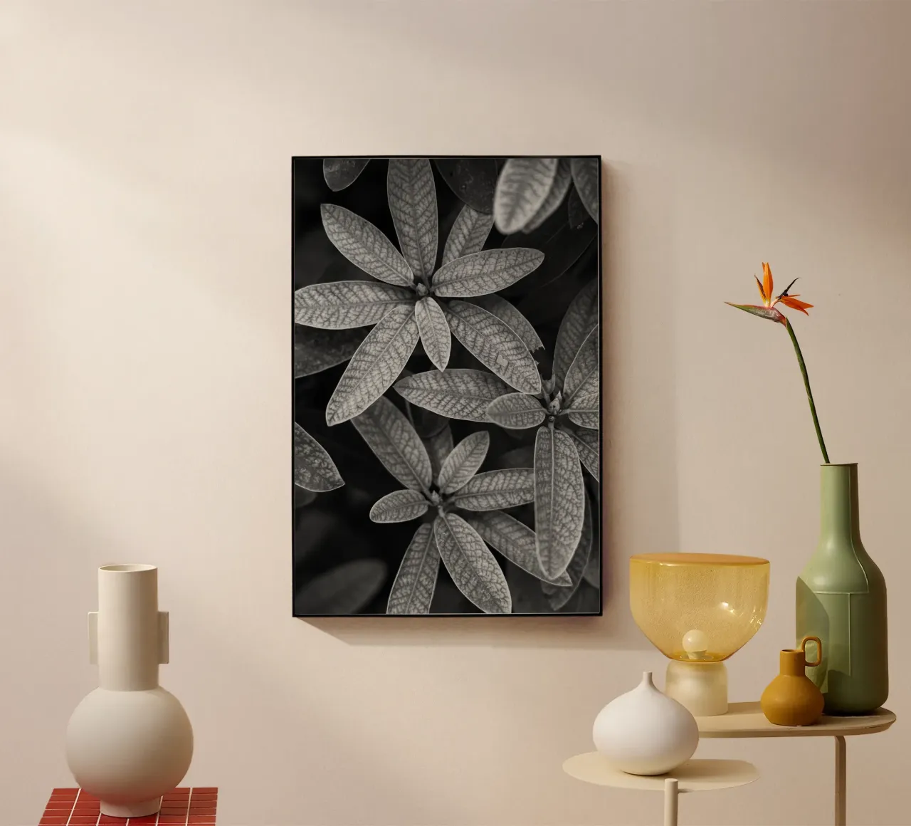 Rododendro in bianco e nero plexiglass da Atelier_Photographika