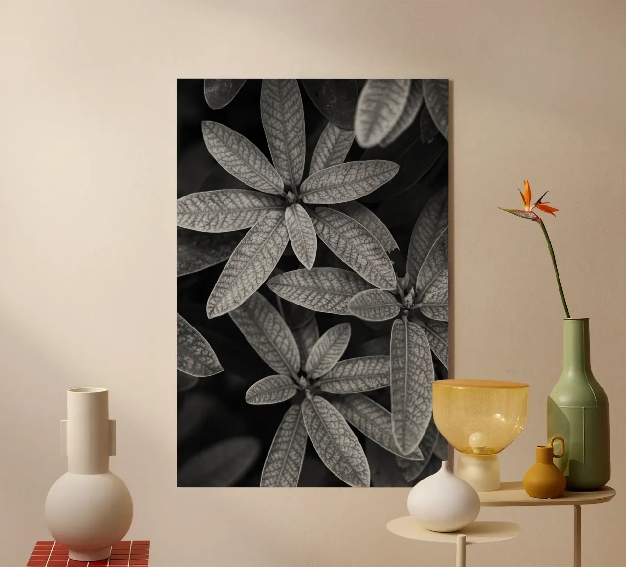 Rododendro in bianco e nero plexiglass da Atelier_Photographika