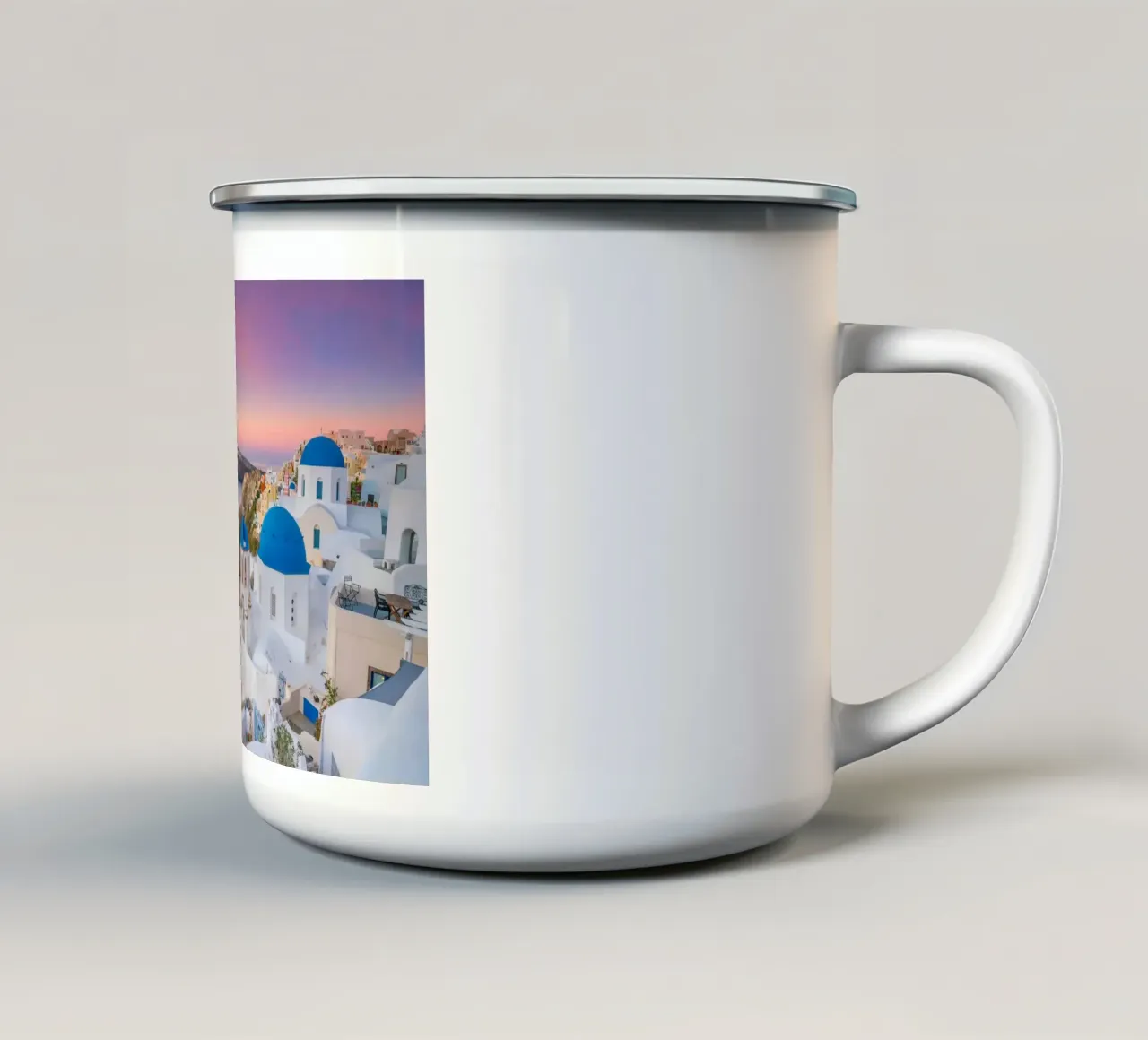 Santorini, Greece tazza in smalto da Wanderlust Vibes