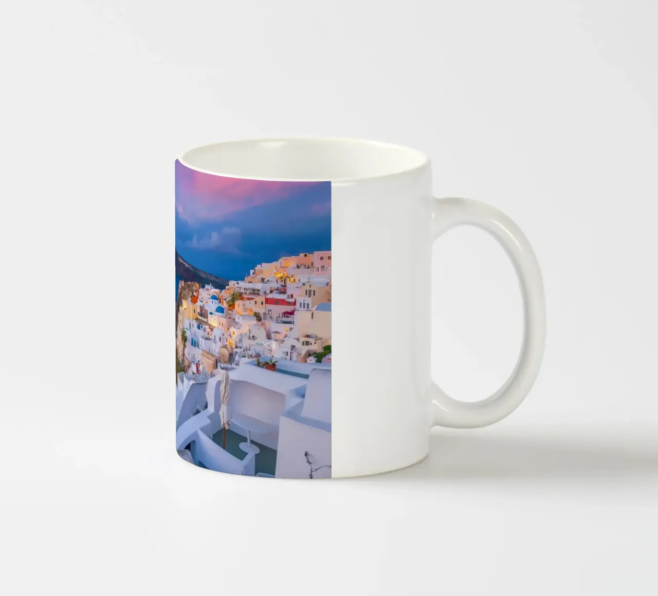 Santorini, Greece tazza in ceramica da Wanderlust Vibes