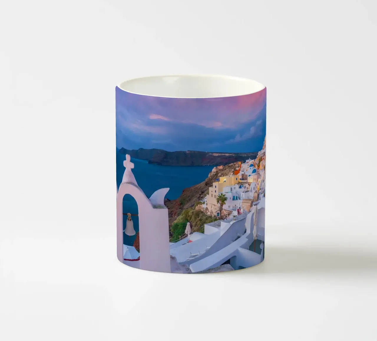 Santorini, Greece tazza in ceramica da Wanderlust Vibes