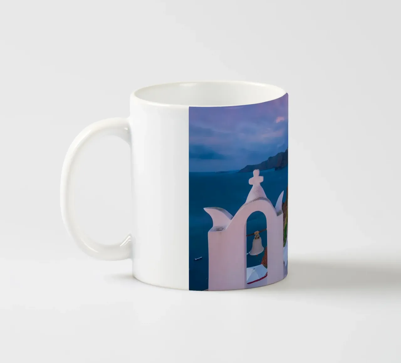 Santorini, Greece tazza in ceramica da Wanderlust Vibes