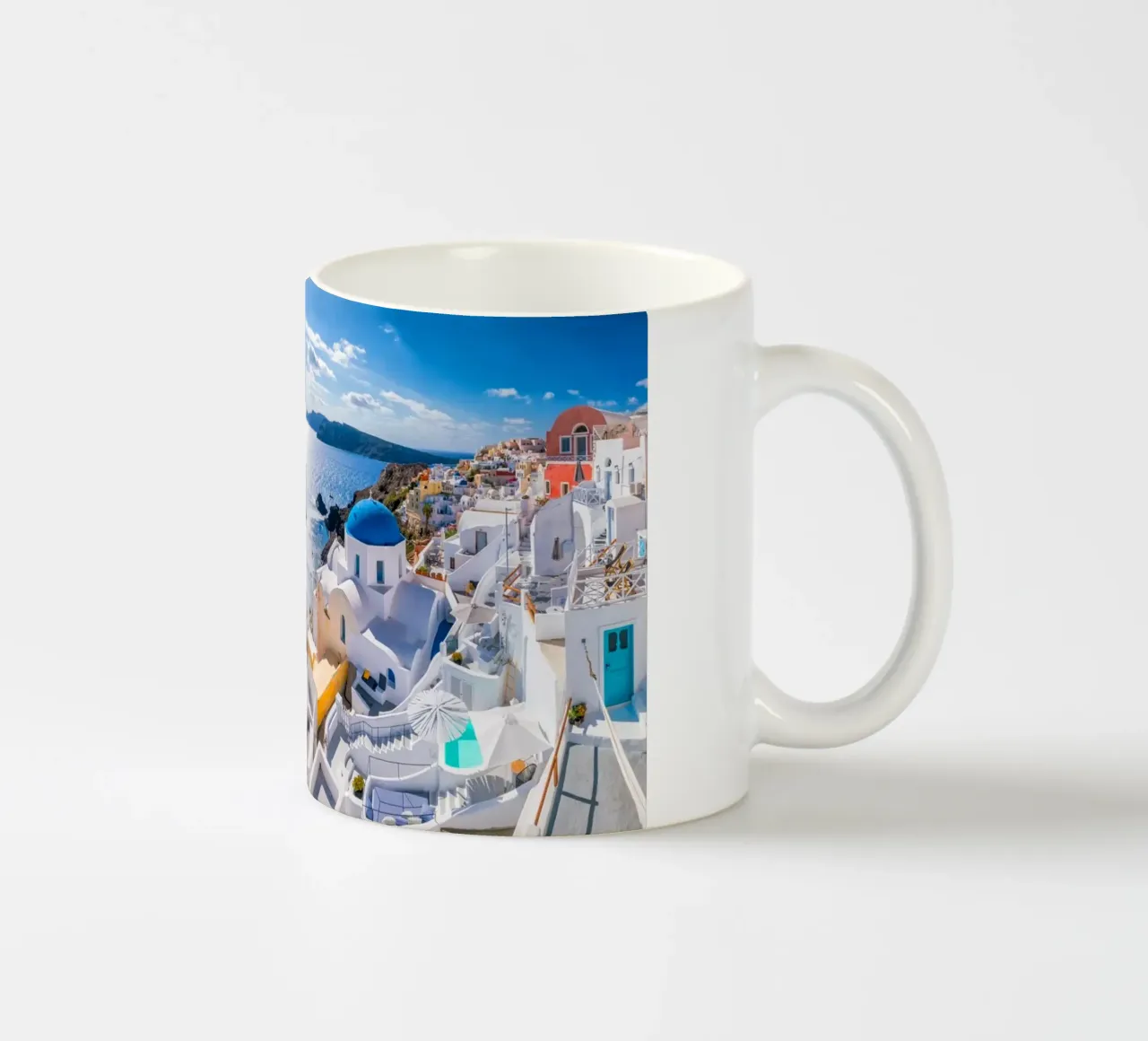 Santorini, Greece tazza in ceramica da Wanderlust Vibes