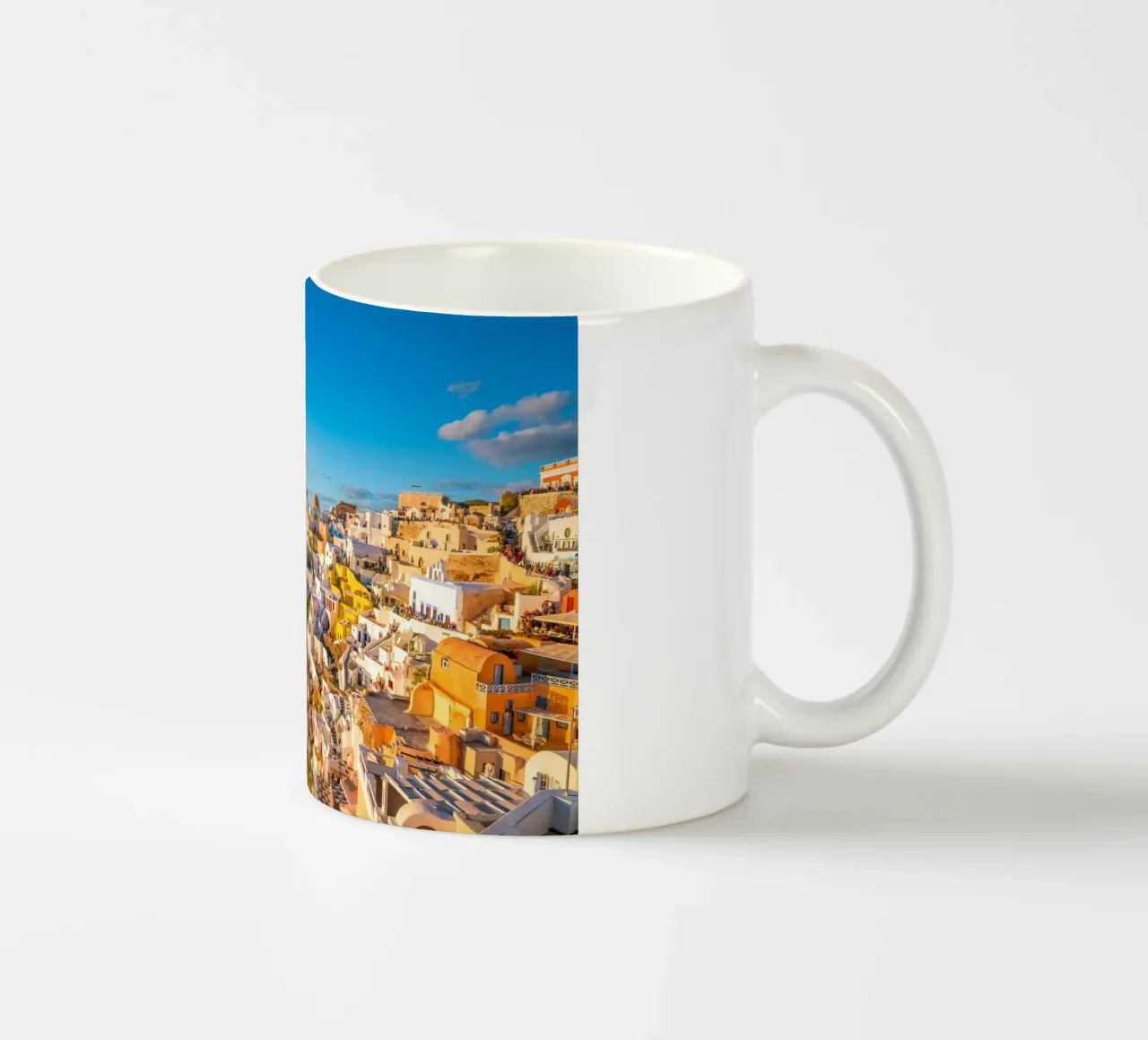 Santorini, Greece tazza in ceramica da Wanderlust Vibes