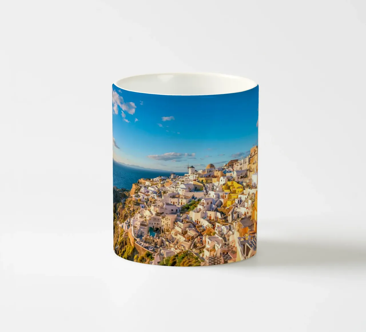 Santorini, Greece tazza in ceramica da Wanderlust Vibes