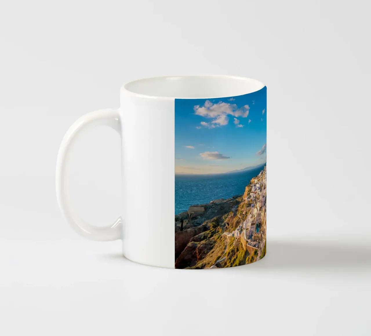 Santorini, Greece tazza in ceramica da Wanderlust Vibes