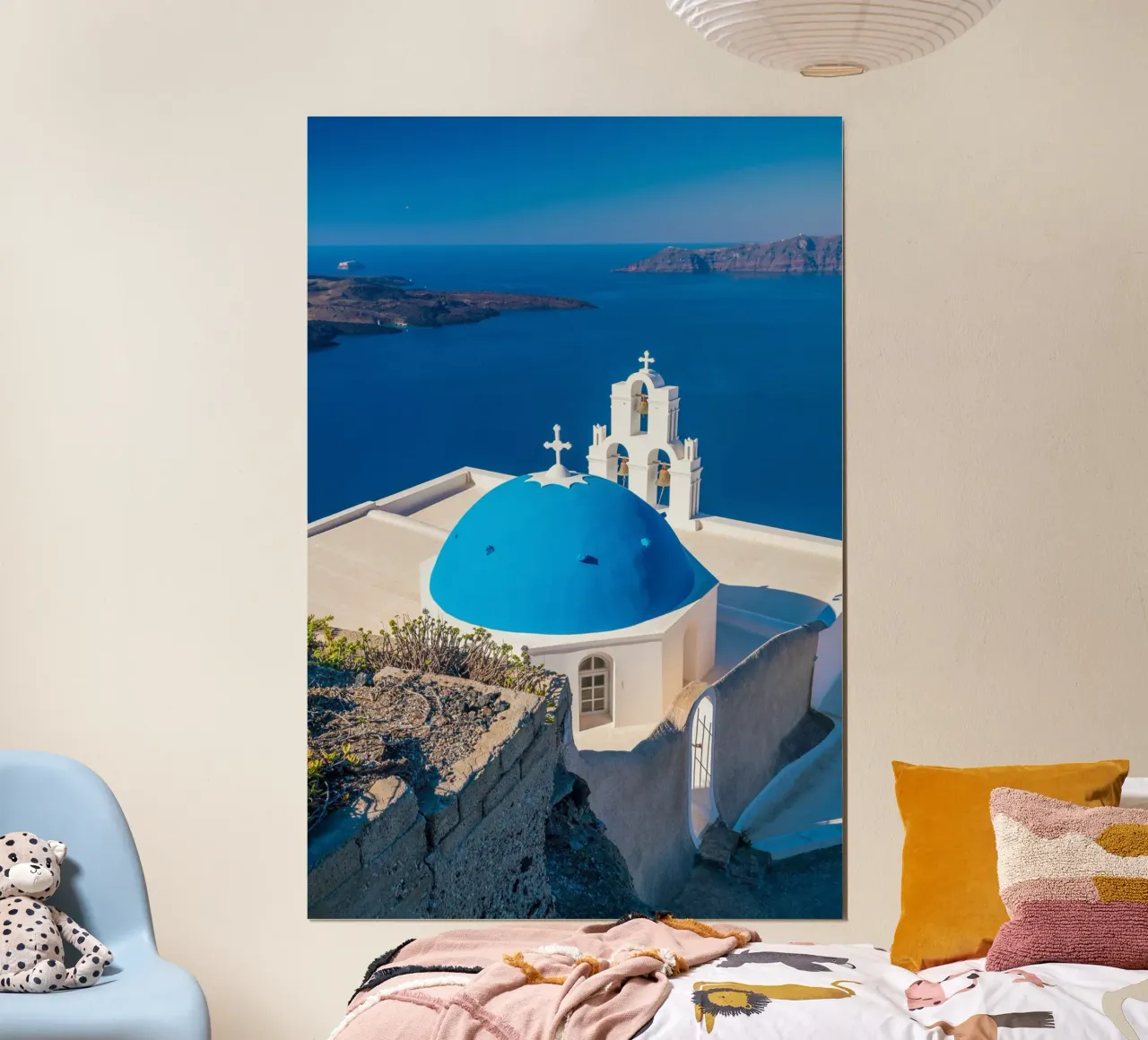 Santorini, Greece carta hahnemühle da Wanderlust Vibes