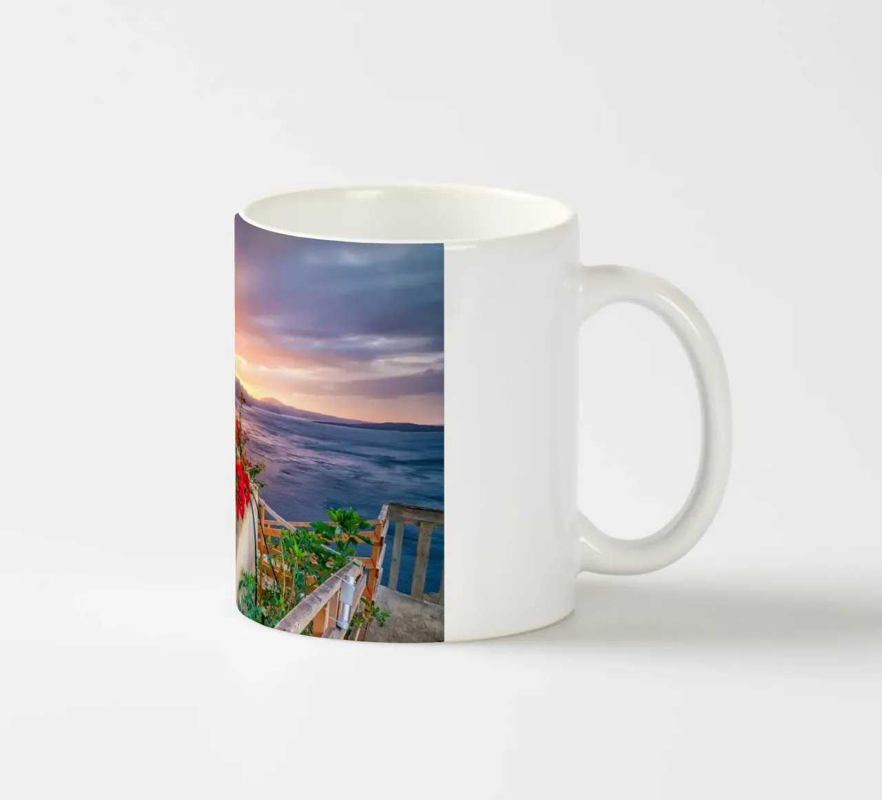 Santorini, Greece tazza in ceramica da Wanderlust Vibes