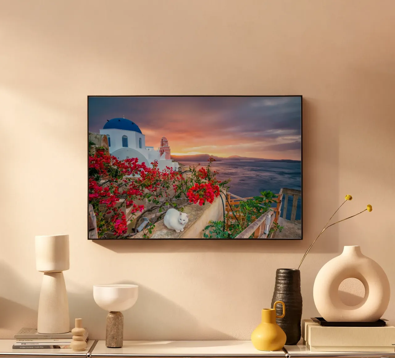 Santorini, Greece alluminio dibond da Wanderlust Vibes