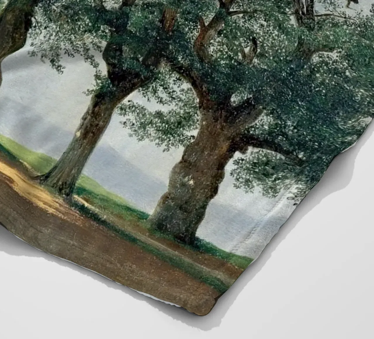 Four Great Trees - Alexandre Calame coperta in pile da apoloprints