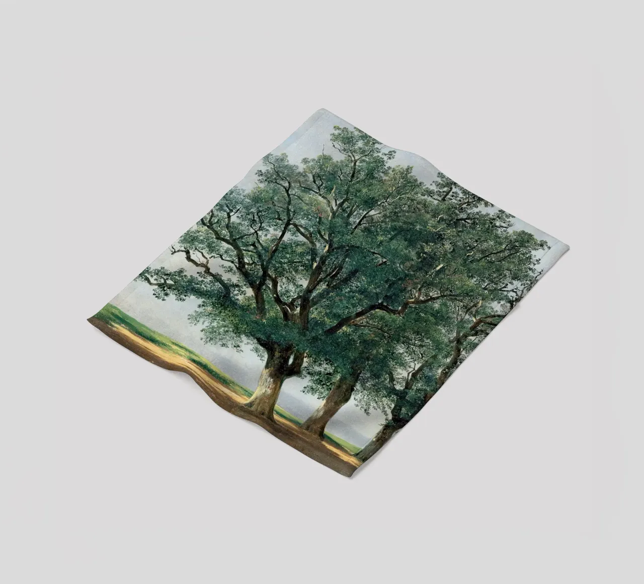 Four Great Trees - Alexandre Calame coperta in pile da apoloprints