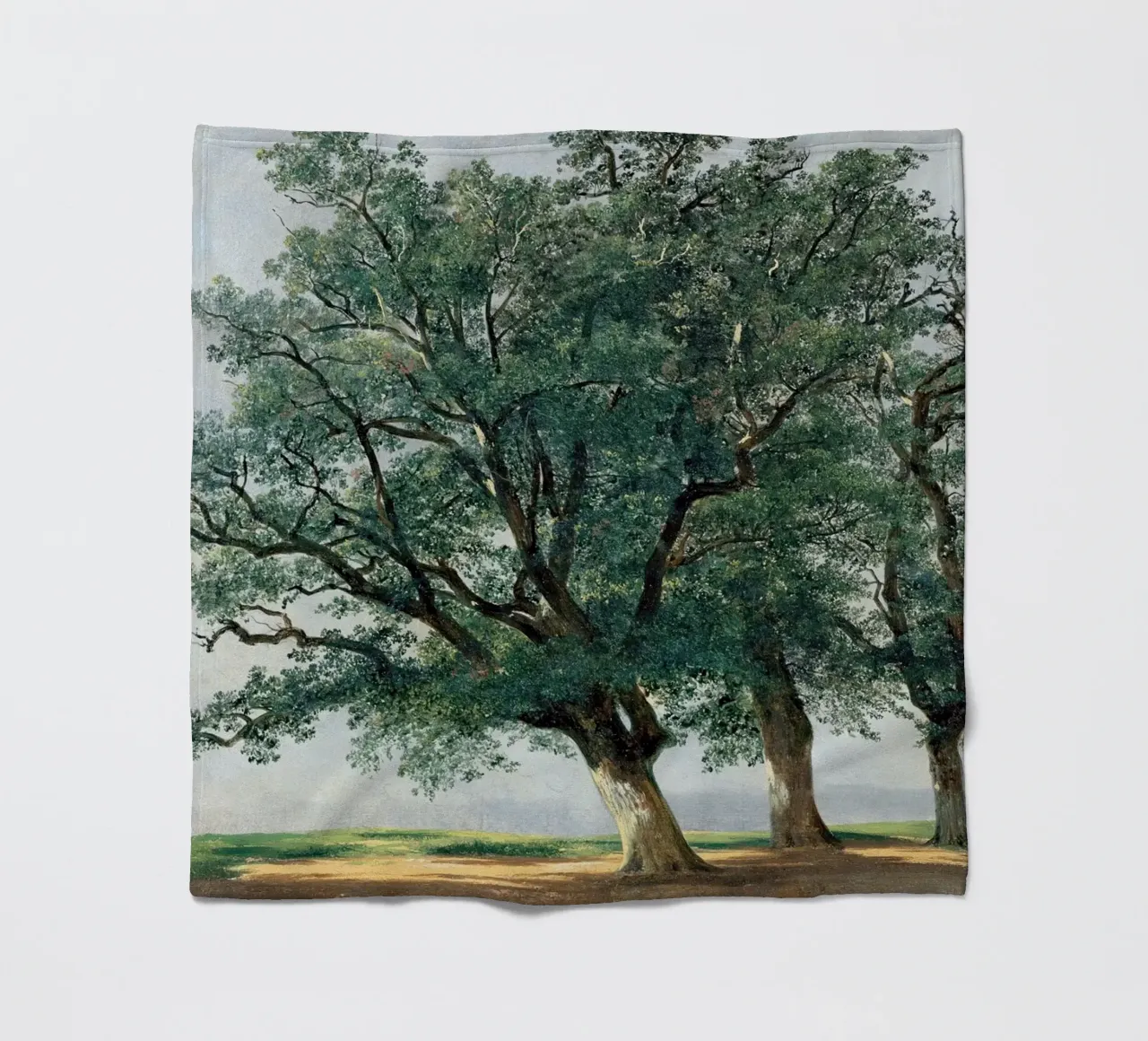 Four Great Trees - Alexandre Calame coperta in pile da apoloprints