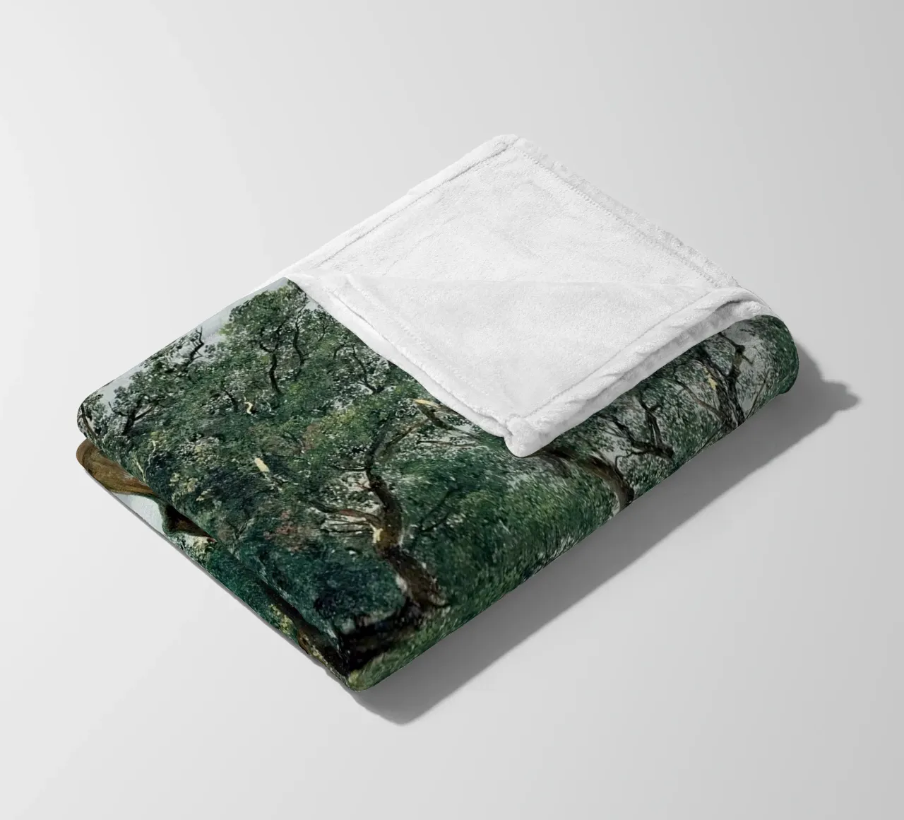 Four Great Trees - Alexandre Calame coperta in pile da apoloprints