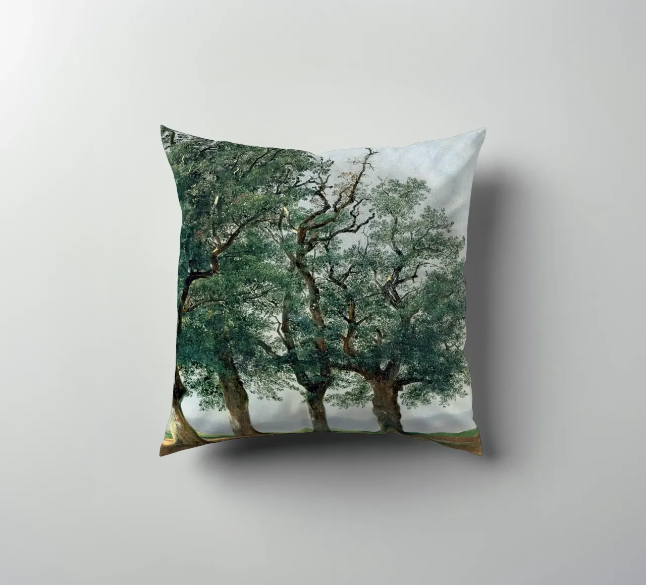 Four Great Trees - Alexandre Calame cuscino da apoloprints