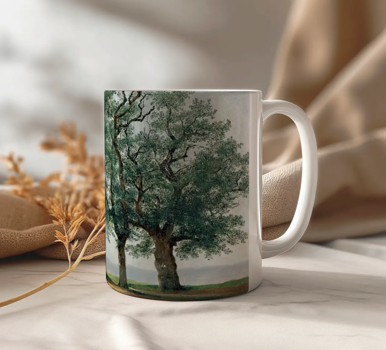 Four Great Trees - Alexandre Calame tazza in ceramica da apoloprints