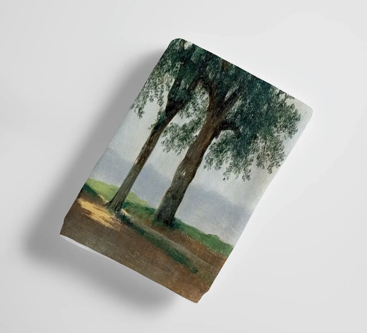 Four Great Trees - Alexandre Calame asciugamano da bagno da apoloprints