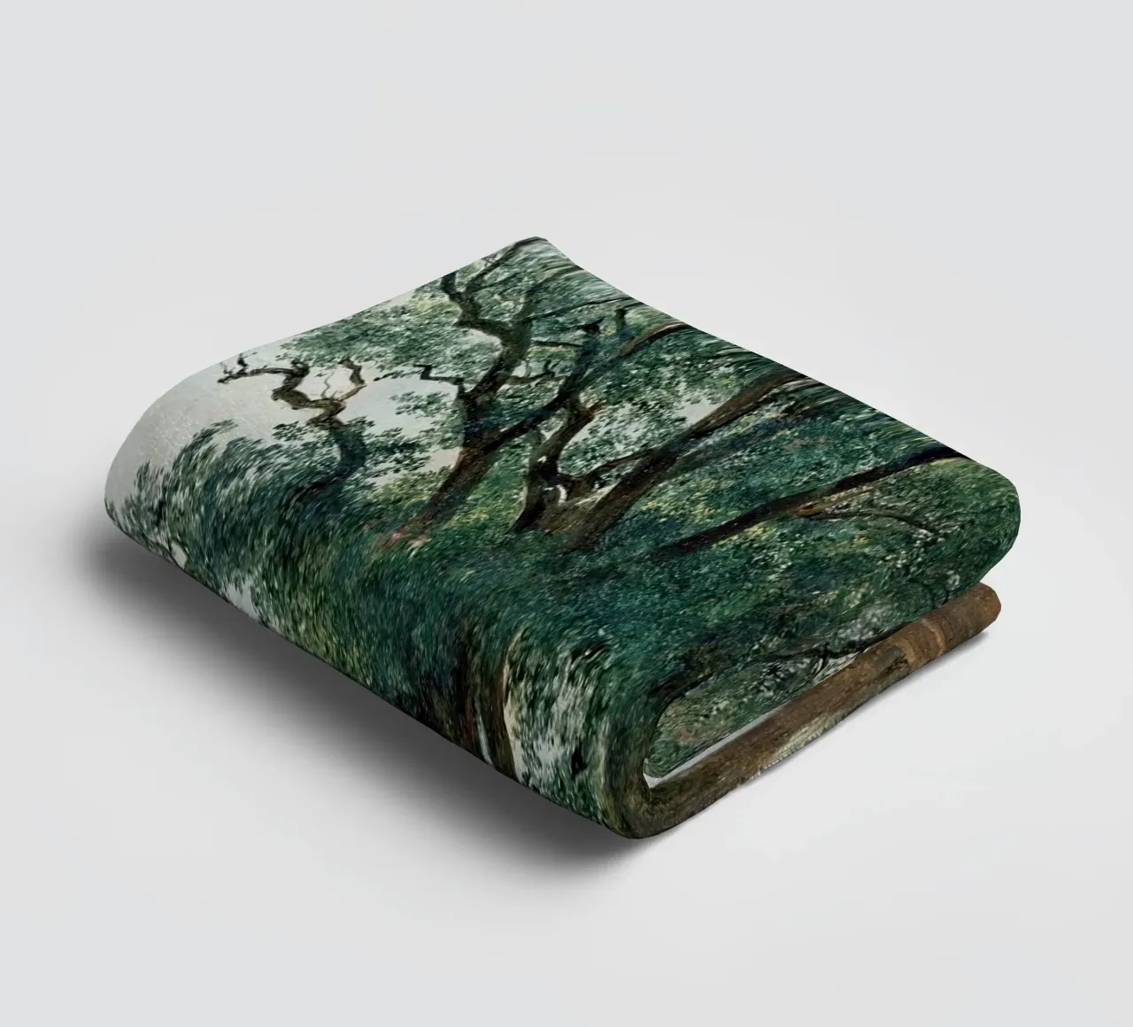 Four Great Trees - Alexandre Calame asciugamano da bagno da apoloprints