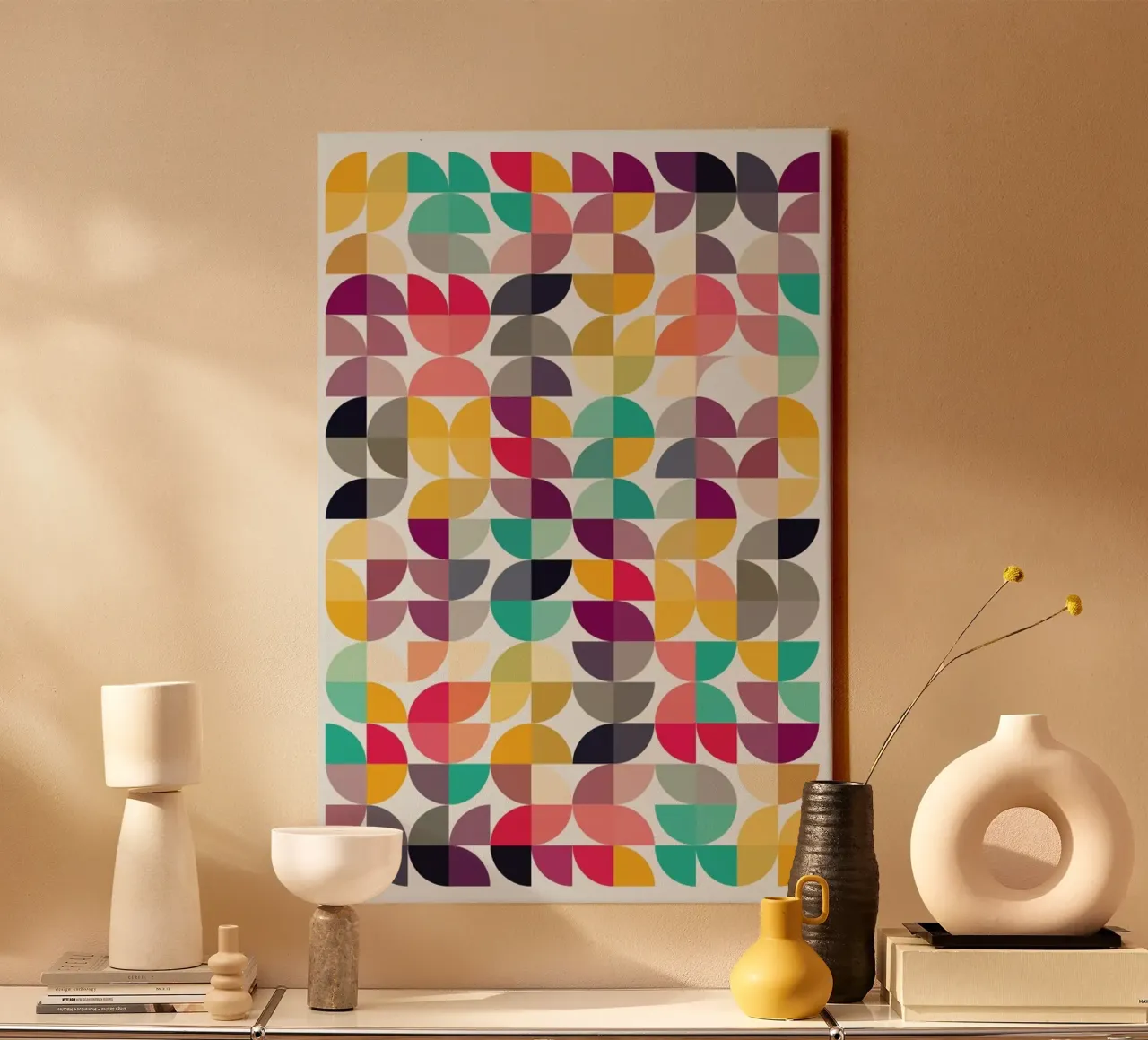 Talk Talk canvas met Baklijst van Three Of The Possessed