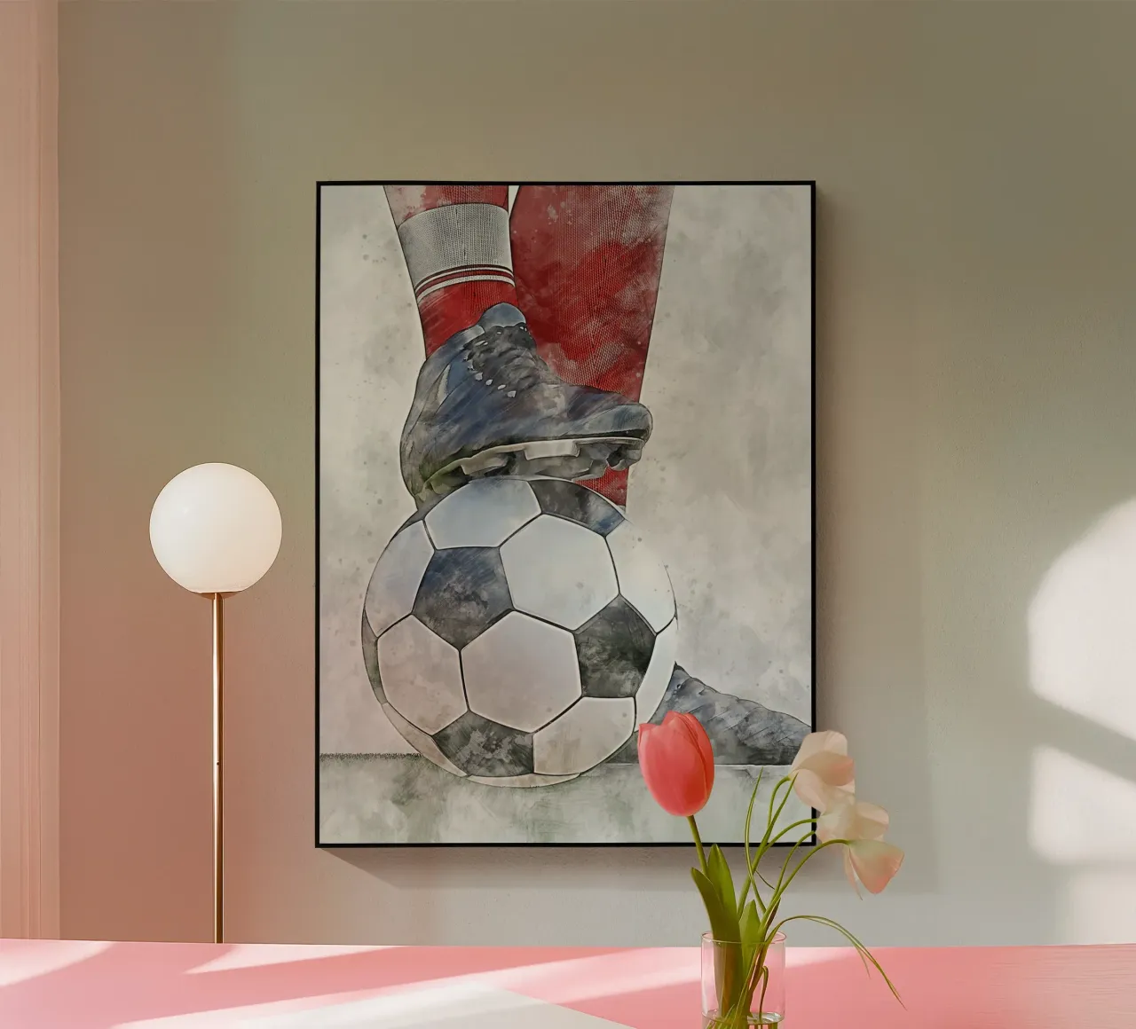 Calcio 3 plexiglass da Mateo