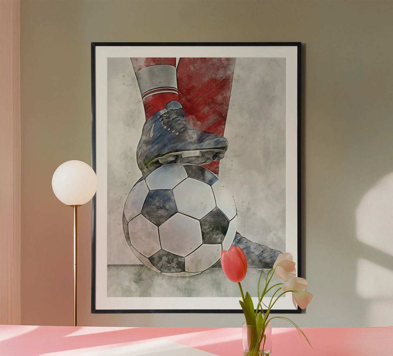 Voetbal 3 poster van Mateo