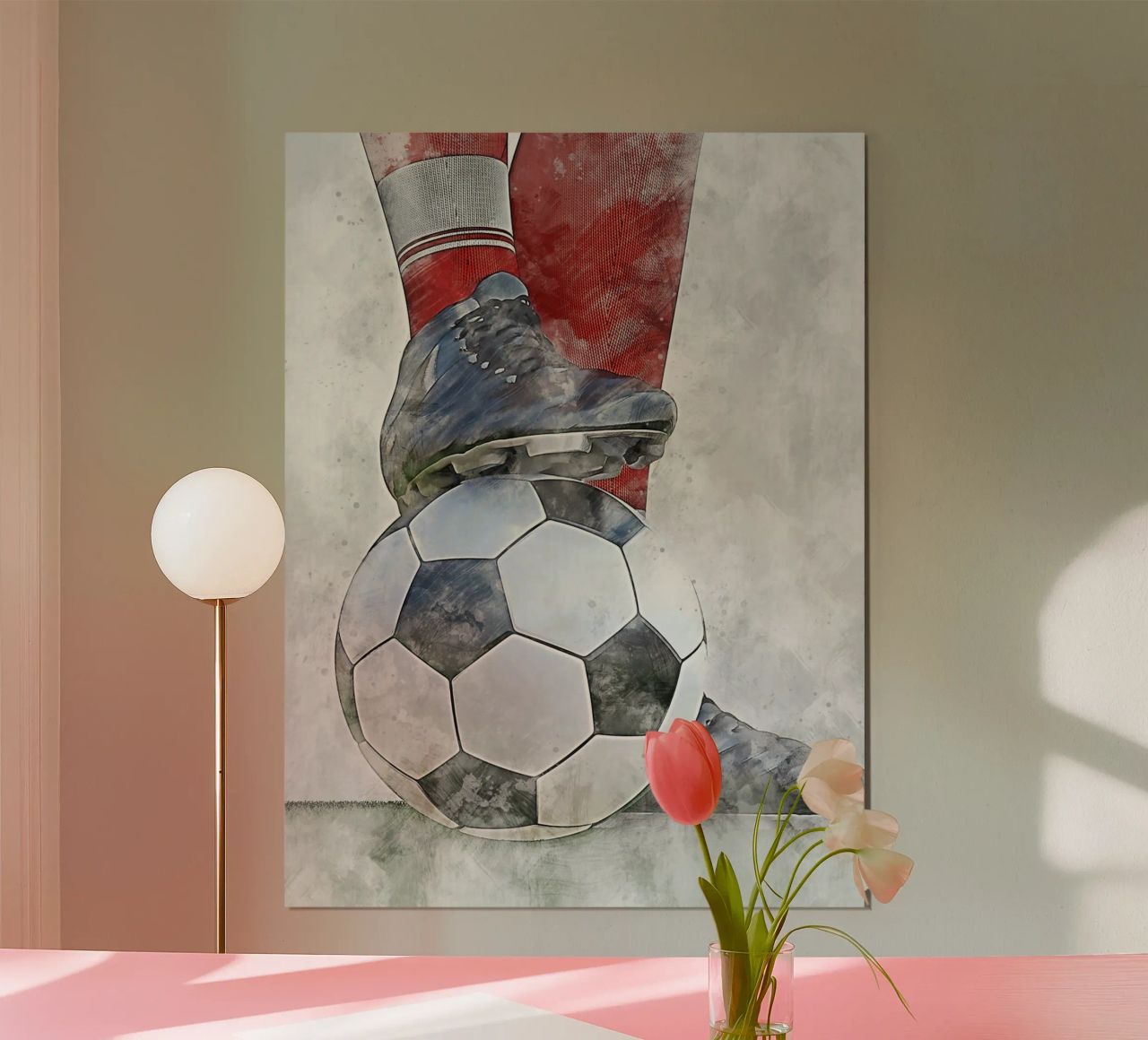 Voetbal 3 poster van Mateo