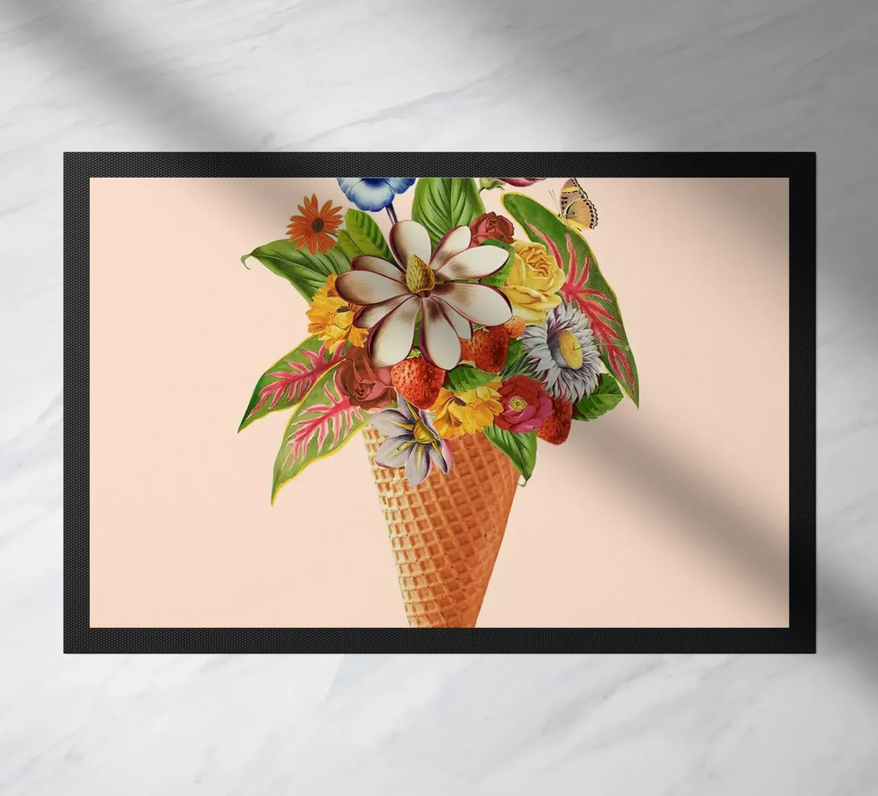Gelato rosa botanico zerbino da Charlotte Gagnon