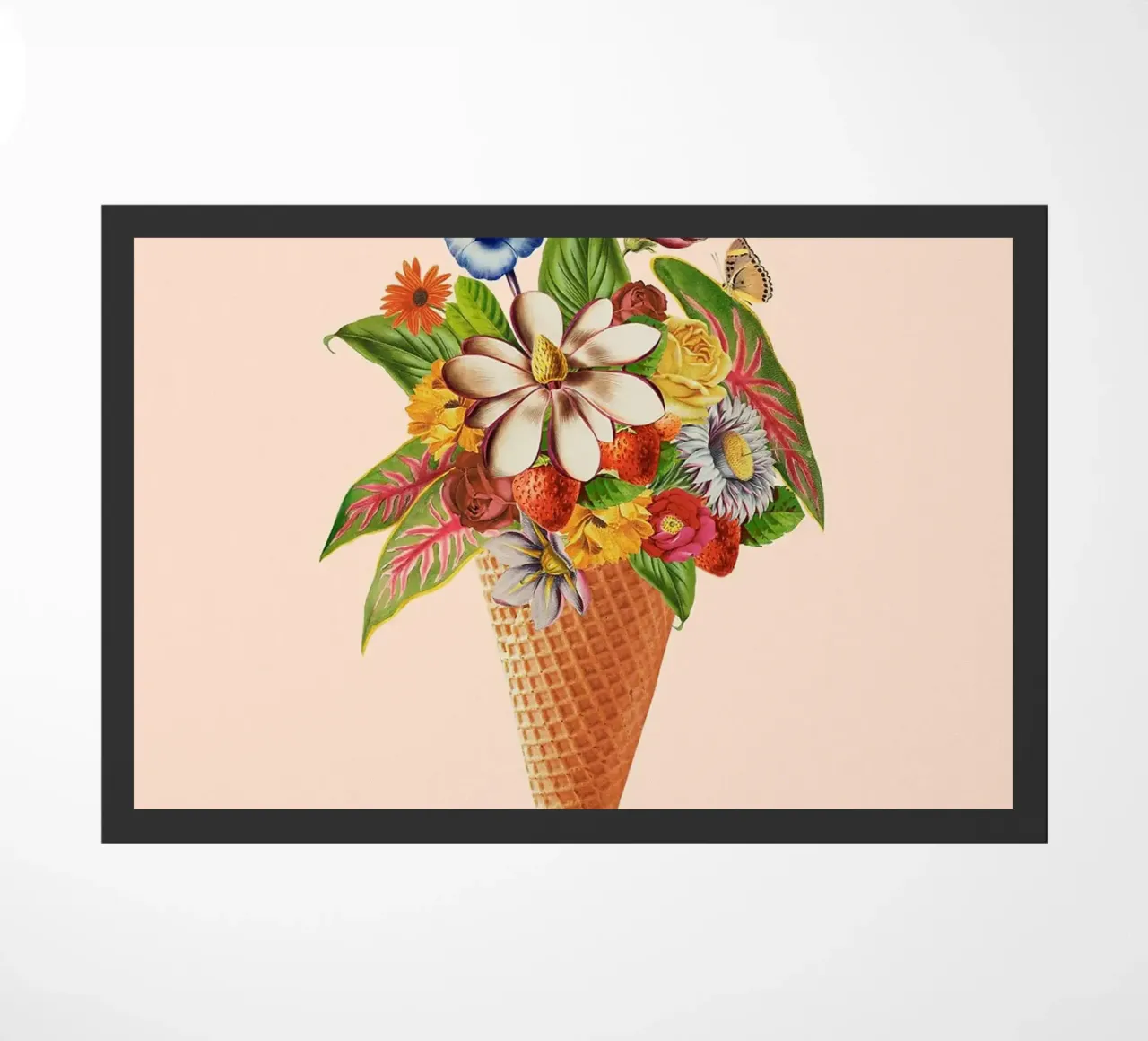 Gelato rosa botanico zerbino da Charlotte Gagnon