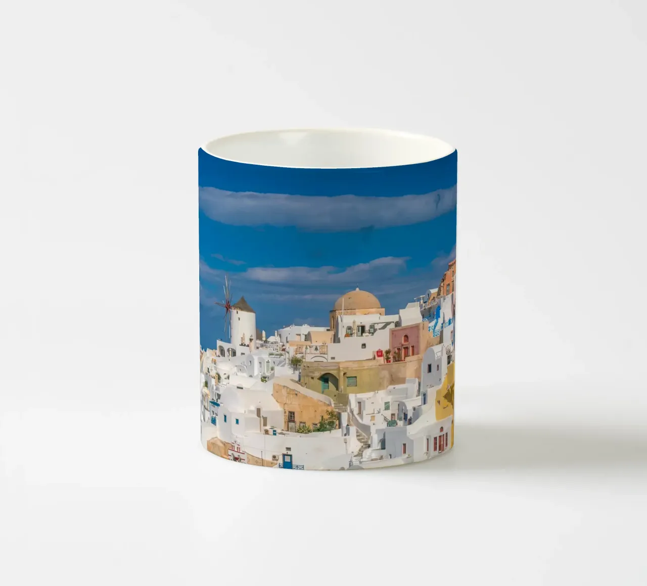 Santorini, Greece tazza in ceramica da Wanderlust Vibes