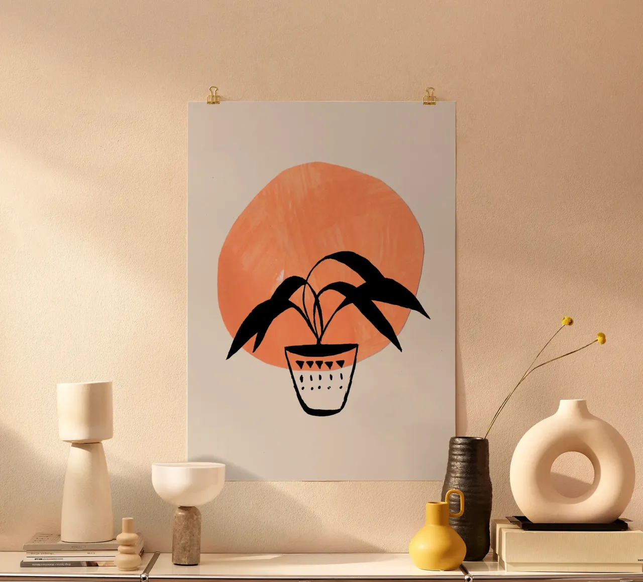 Vaso in argilla carta hahnemühle da Charlotte Gagnon