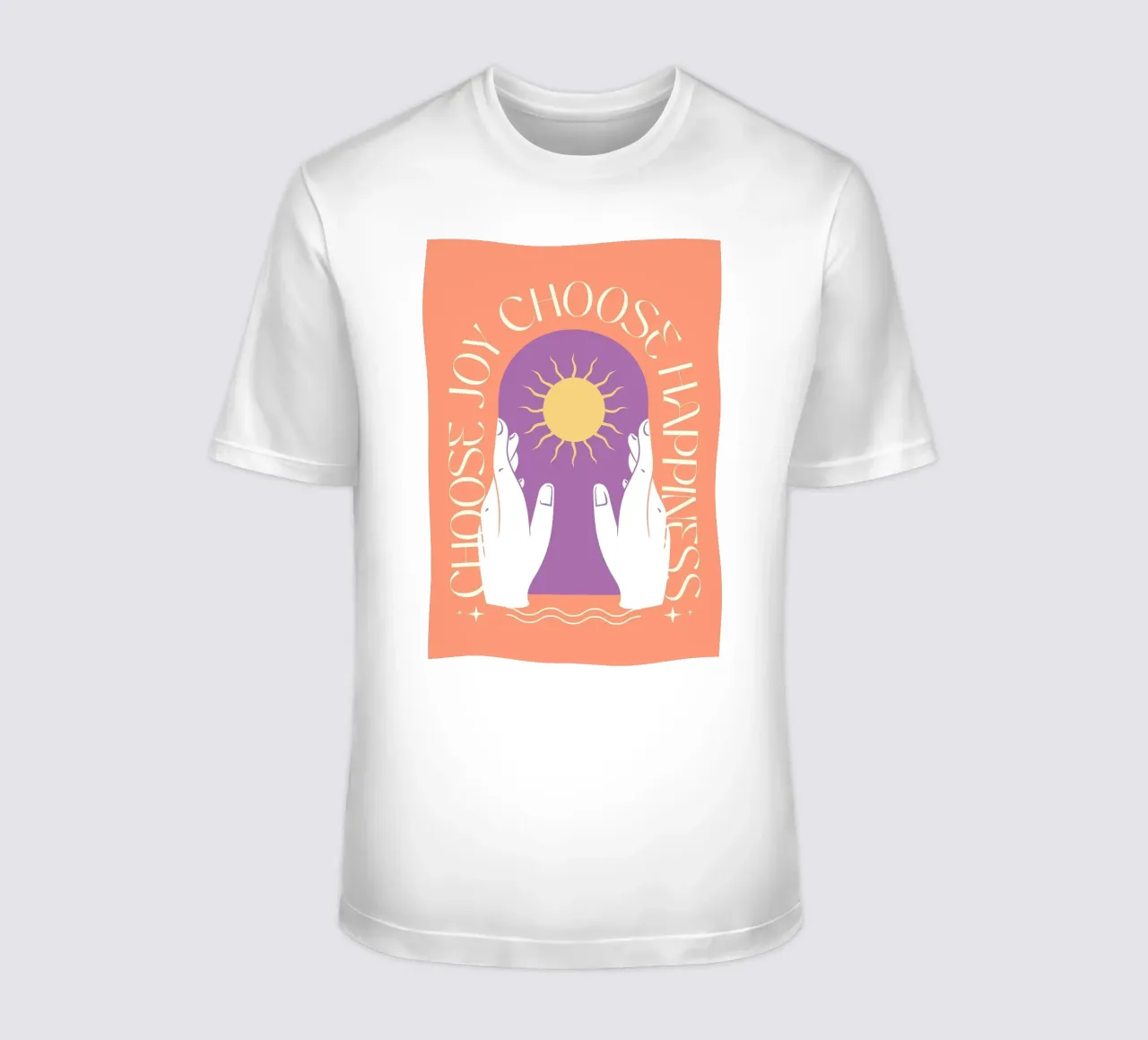 Scegliete la gioia e la felicità t-shirt da Charlotte Gagnon