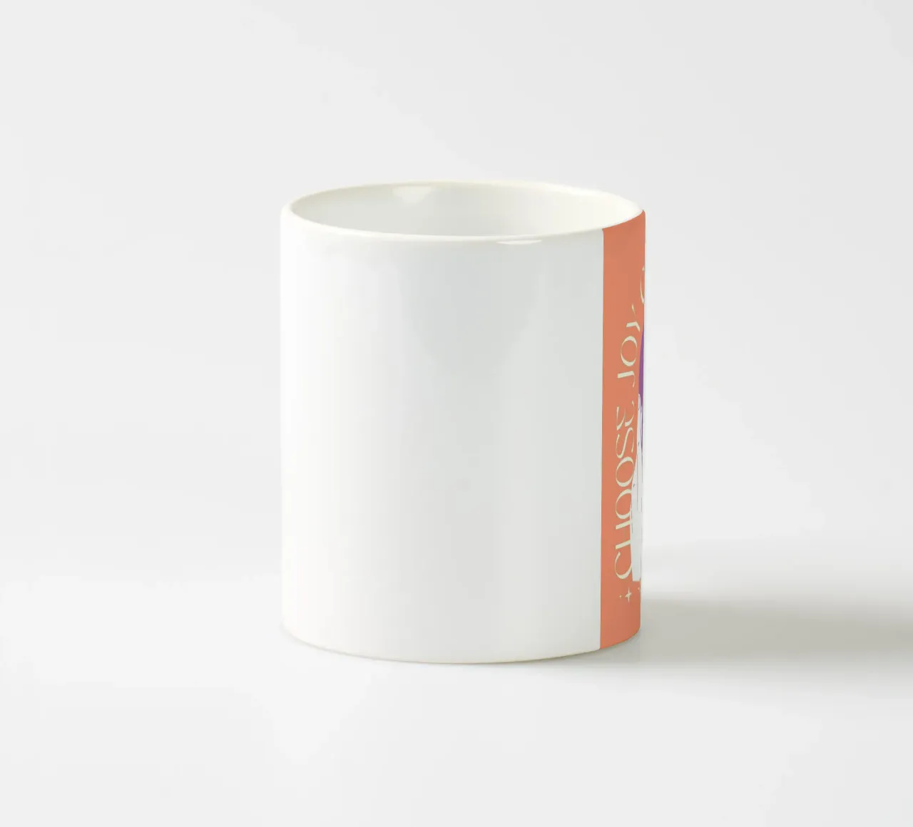 Scegliete la gioia e la felicità tazza in ceramica da Charlotte Gagnon