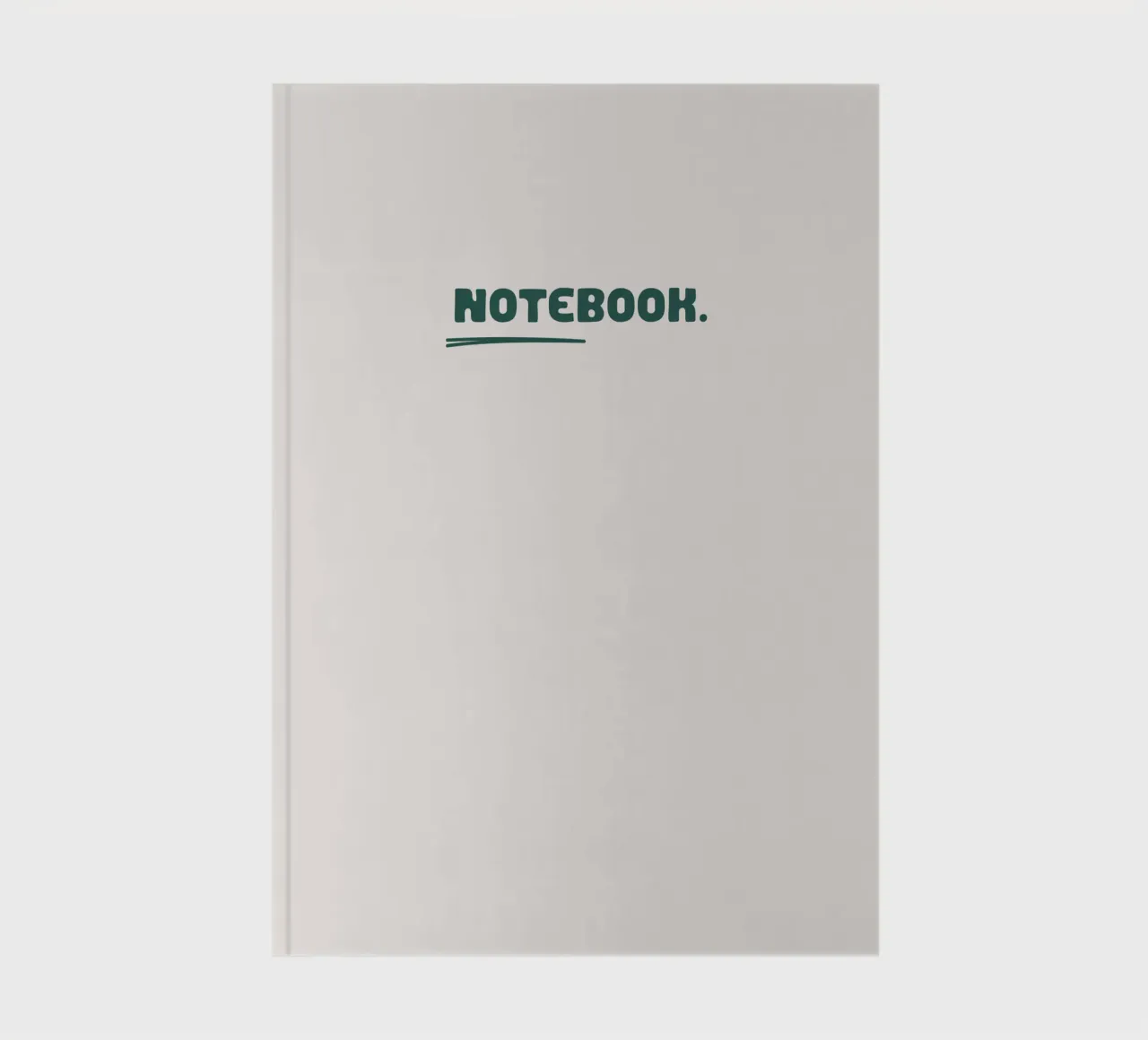 Notebook green notebook by Your notes