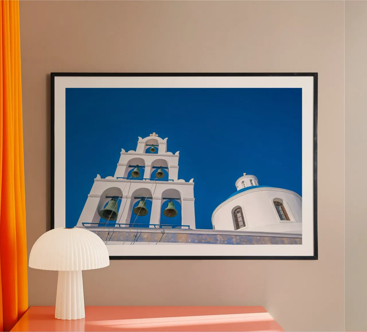 Santorini, Greece carta hahnemühle da Wanderlust Vibes