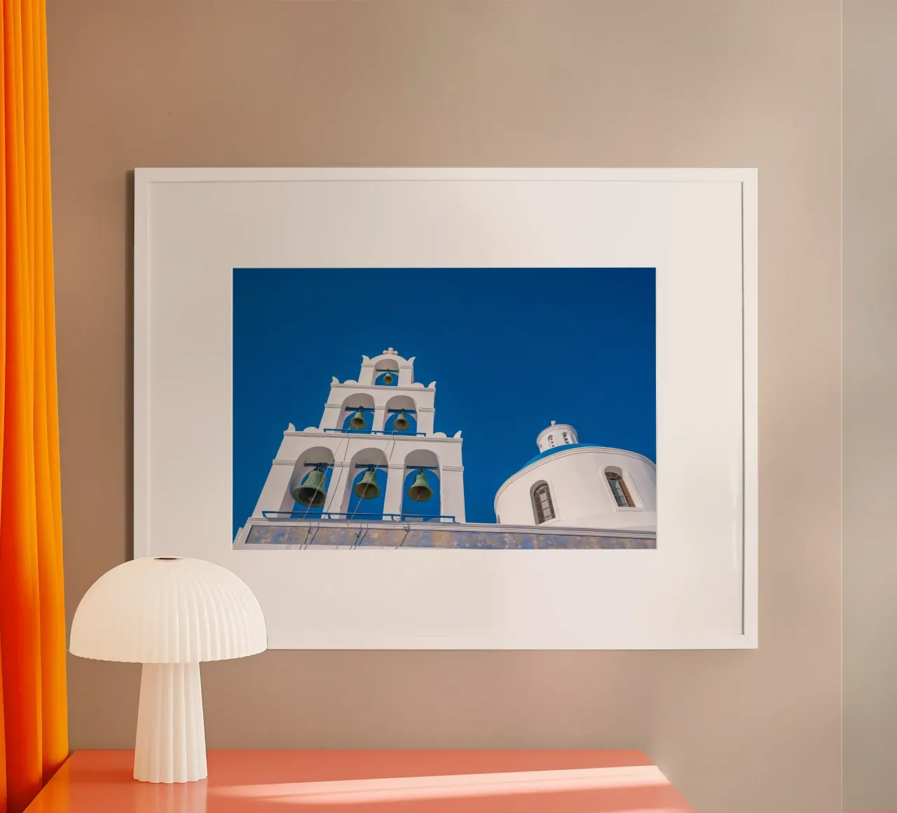 Santorini, Greece carta hahnemühle da Wanderlust Vibes